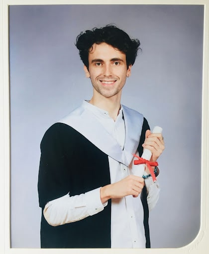 Michael Galloway graduating